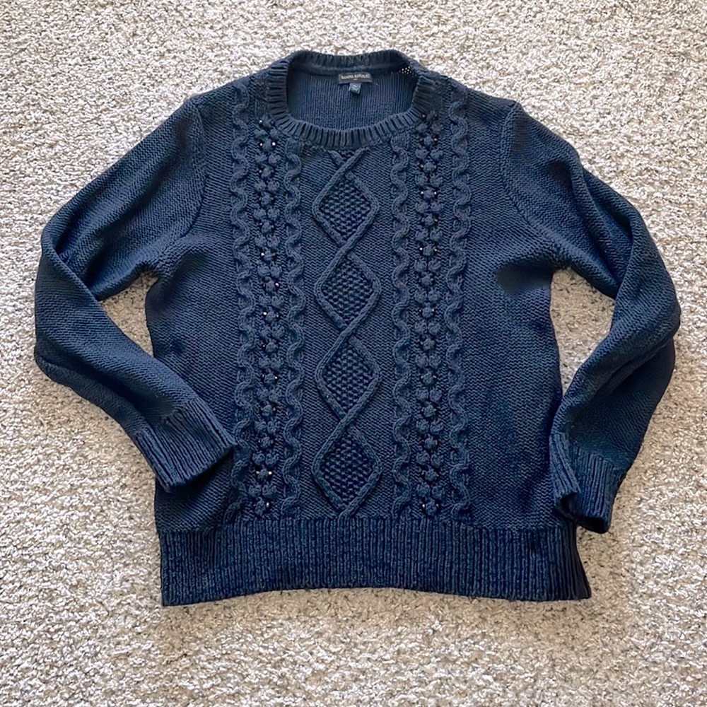 Black Banana Republic Sweater Sz XL